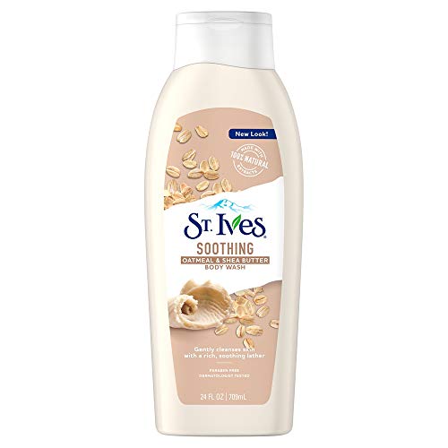 St. Ives Oatmeal and Shea Butter Body Wash, Moisturizing, Sensitive Skin, Shower Time, Gentle Cleanser, 24 Fl Oz
| St.