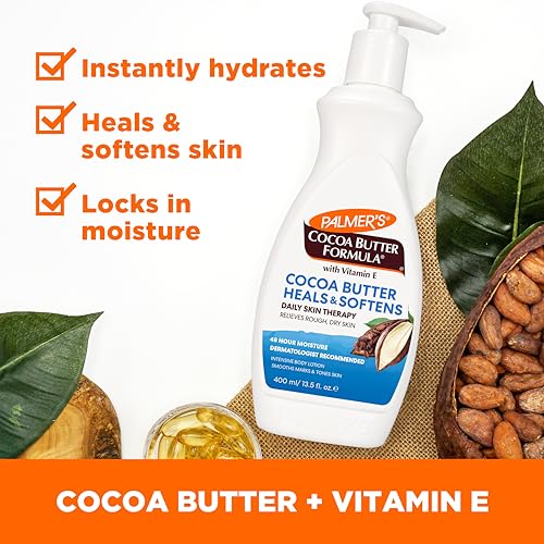 Palmer's Cocoa Butter Formula Daily Skin Therapy Cocoa Butter Body Lotion for Dry Skin
| Palmer's Cocoa Butter Formula