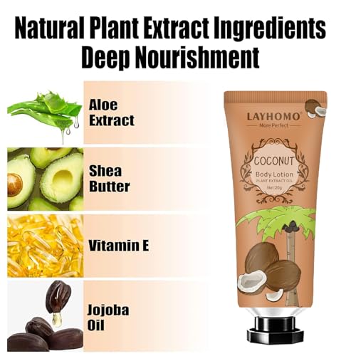 20 Pack Mini Body Lotion Gift Bulk for Dry Skin, Travel Size Small Body Cream with Shea Butter Natural Fragrance Moistur